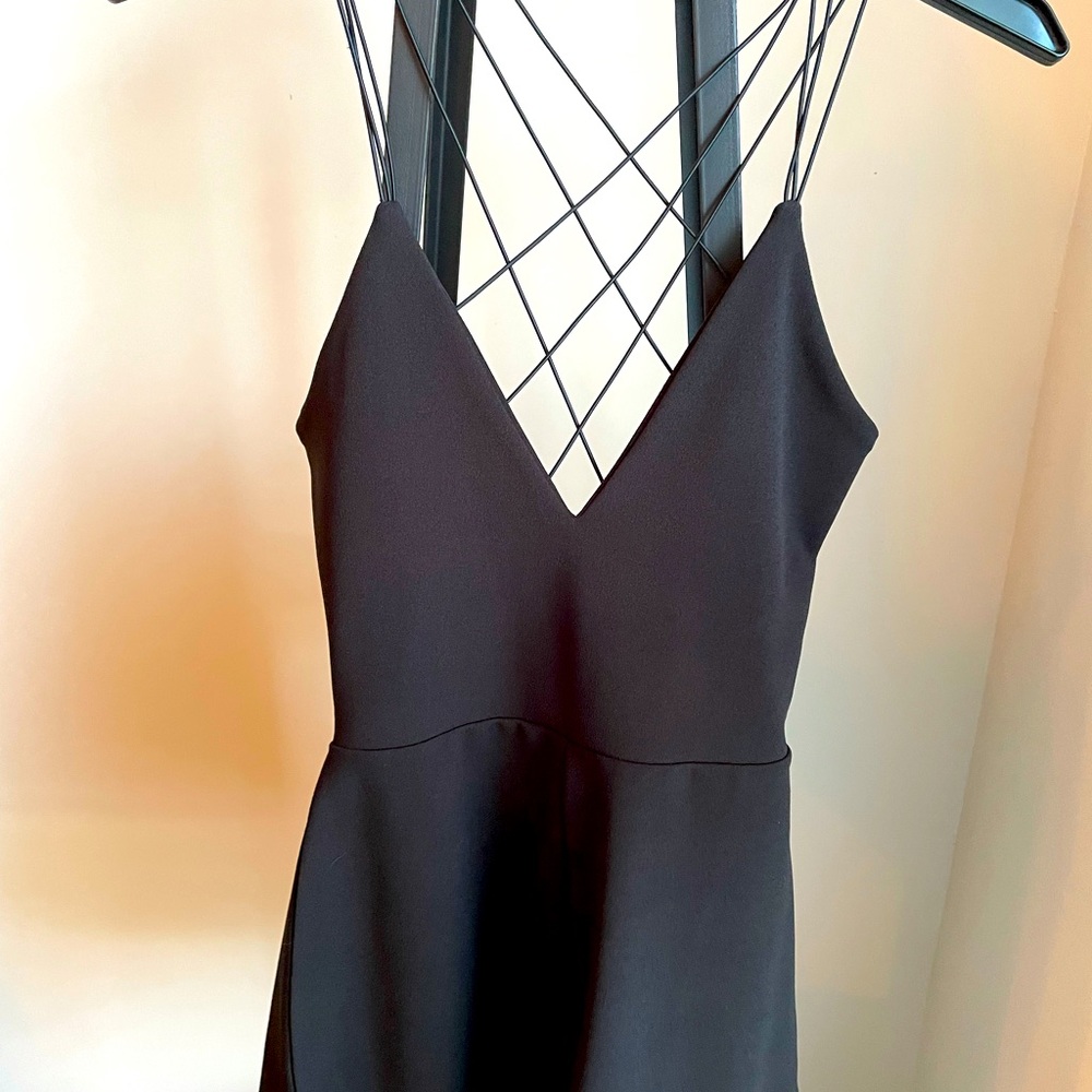 Misguided black romper size 2